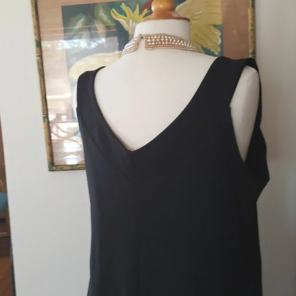 Vintage 90's Frederick's Of Hollywood Bodycon Black Dress Size XL - Picture 6 of 11